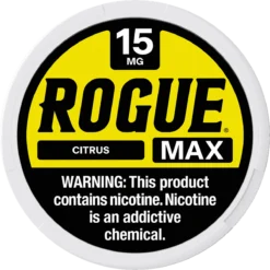 Rogue Max Citrus 15mg nicotine pouches can
