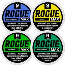 Rogue Max Mixpack 9mg nicotine pouch mixpack