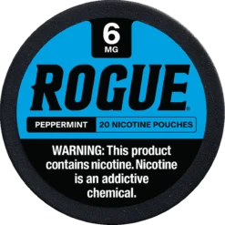 Rogue Peppermint 6mg nicotine pouches can