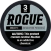 Rogue Smooth 3mg nicotine pouches can