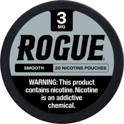 Rogue Smooth 3mg nicotine pouches can