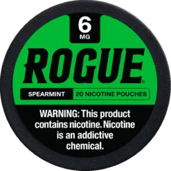 Rogue Spearmint 6mg nicotine pouches can