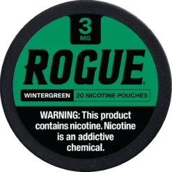 Rogue Wintergreen 3mg nicotine pouches can