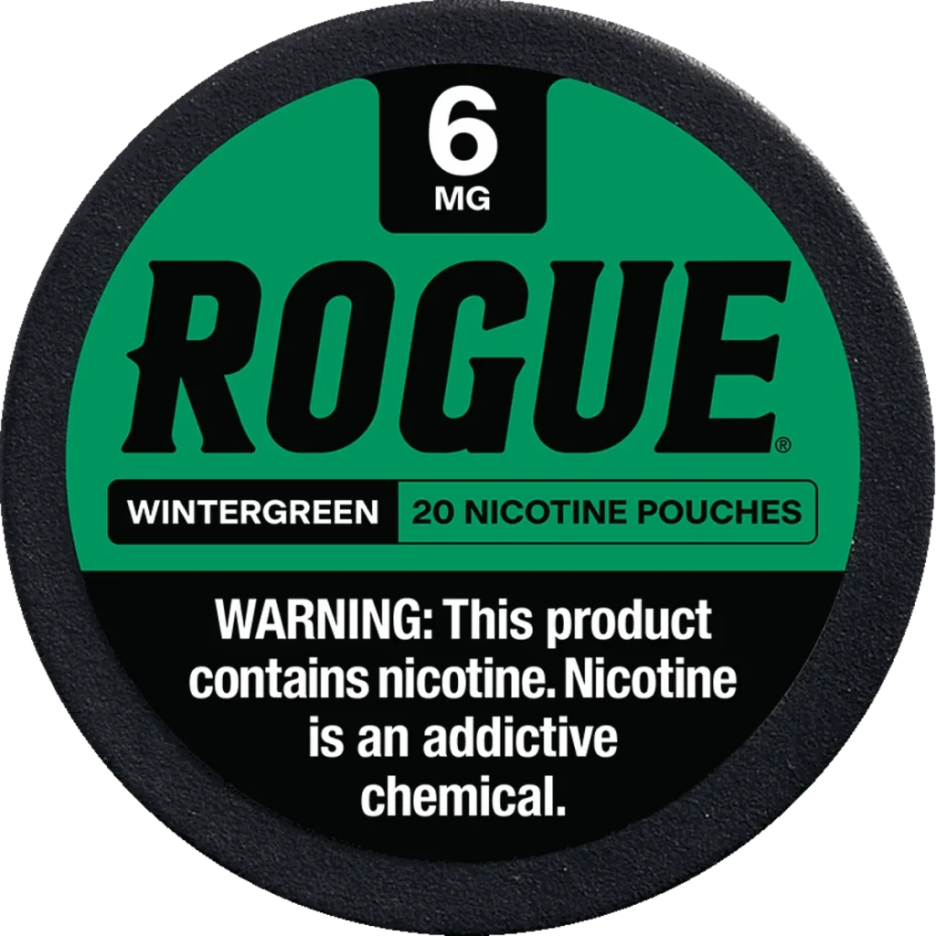 Rogue Wintergreen 6mg nicotine pouches can