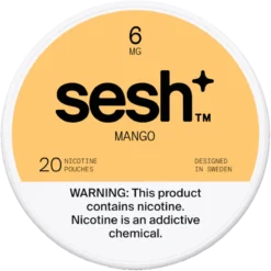 Sesh+ Mango 6mg nicotine pouches can