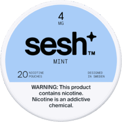 Sesh+ Mint 4mg nicotine pouches can