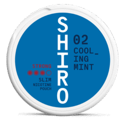 Shiro Cooling Mint 8.4mg nicotine pouches can