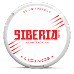 Siberia -80 Long 24.7mg nicotine pouches can