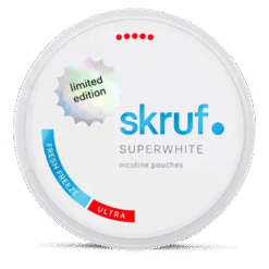Skruf Fresh Freeze Ultra Strong 12mg nicotine pouches can