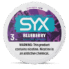 SYX Blueberry 2.8mg nicotine pouches can