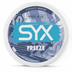 SYX Freeze 5.6mg nicotine pouches can