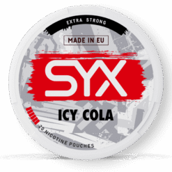 SYX Icy Cola 20mg nicotine pouches can