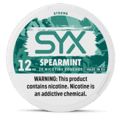 SYX Spearmint 11.5mg nicotine pouches can