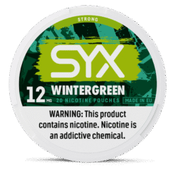 SYX Wintergreen 11.5mg nicotine pouches can