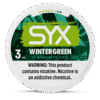 SYX Wintergreen 2.8mg nicotine pouches can