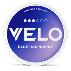 VELO Blue Raspberry 8mg nicotine pouches can