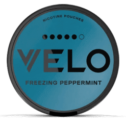 VELO Freezing Peppermint Ultra 14mg nicotine pouches can