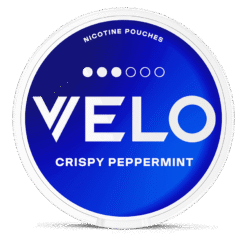 VELO Mini Crispy Peppermint 8mg nicotine pouches can