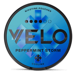 VELO Peppermint Storm 10.9mg nicotine pouches can