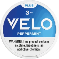 VELO Plus Peppermint 3mg nicotine pouches can