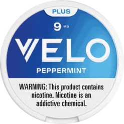 VELO Plus Peppermint 9mg nicotine pouches can