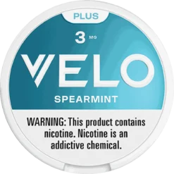 VELO Plus Spearmint 3mg nicotine pouches can