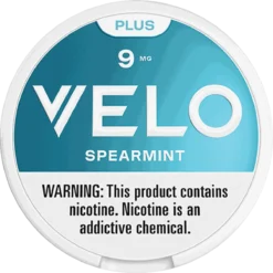 VELO Plus Spearmint 9mg nicotine pouches can