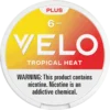 VELO Plus Tropical Heat 6mg nicotine pouches can