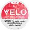 VELO Plus Watermelon Chill 6mg nicotine pouches can