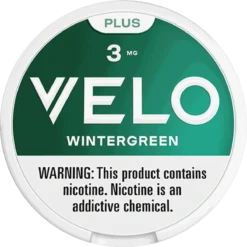 VELO Plus Wintergreen 3mg nicotine pouches can