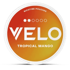 VELO Tropical Mango 6mg nicotine pouches can