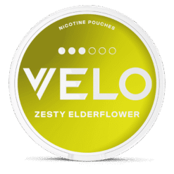 VELO Zesty Elderflower 10mg nicotine pouches can