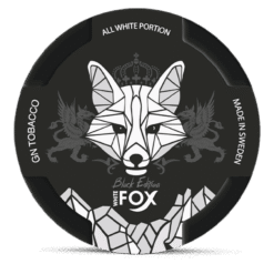 White Fox Black 22.5mg nicotine pouches can