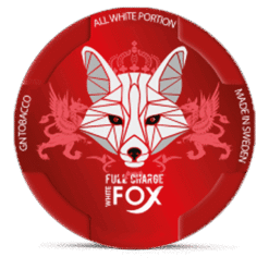 White Fox Full Charge 16.5mg nicotine pouches can