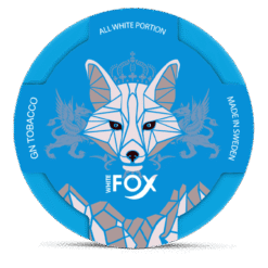 White Fox Mint 12mg nicotine pouches can