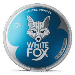White Fox Mint 3mg nicotine pouches can