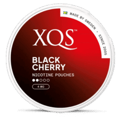 XQS Black Cherry 4mg nicotine pouches can