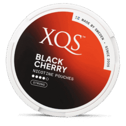 XQS Black Cherry Strong 8mg nicotine pouches can