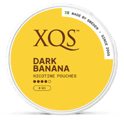 XQS Dark Banana Strong 8mg nicotine pouches can