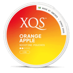 XQS Orange Apple 4mg nicotine pouches can