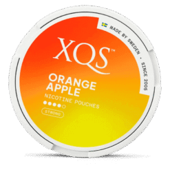 XQS Orange Apple Strong 8mg nicotine pouches can