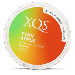 XQS Twin Apple Strong 8mg nicotine pouches can