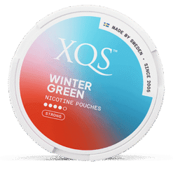 XQS Wintergreen Strong 8mg nicotine pouches can