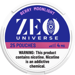 ZEO Universe Berry Moonlight 4mg nicotine pouches can