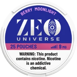 ZEO Universe Berry Moonlight 9mg nicotine pouches can