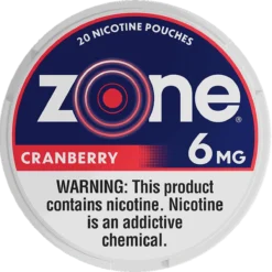 zone Cranberry 6mg nicotine pouches can