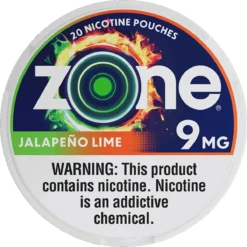 zone Jalapeno Lime 9mg nicotine pouches can