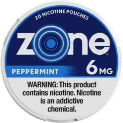 zone Peppermint 6mg nicotine pouches can