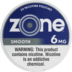 zone Smooth 6mg nicotine pouches can