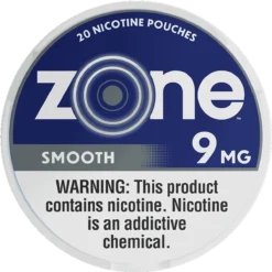 zone Smooth 9mg nicotine pouches can